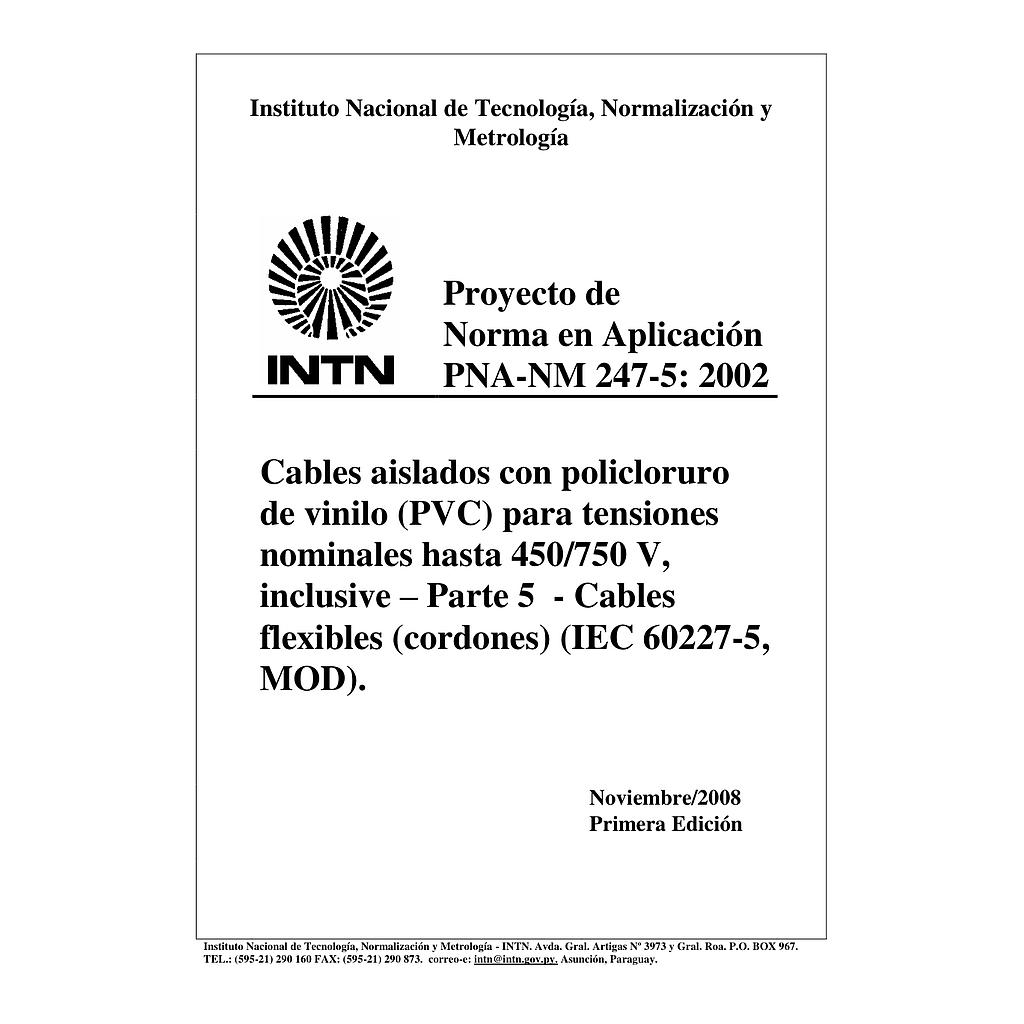 PNA-NM 247 -5: 2000