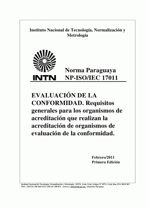 NP-ISO/IEC 17011