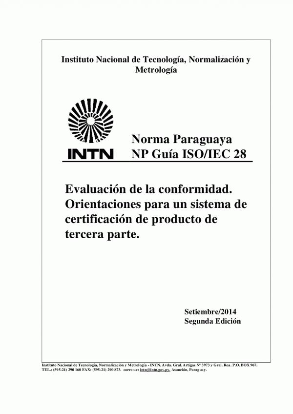 NP Guía ISO/IEC 28